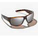 Bajio Vega Polycarbonate Sunglasses - Dark Tortoise Matte Frame - Silver Mirror Lens