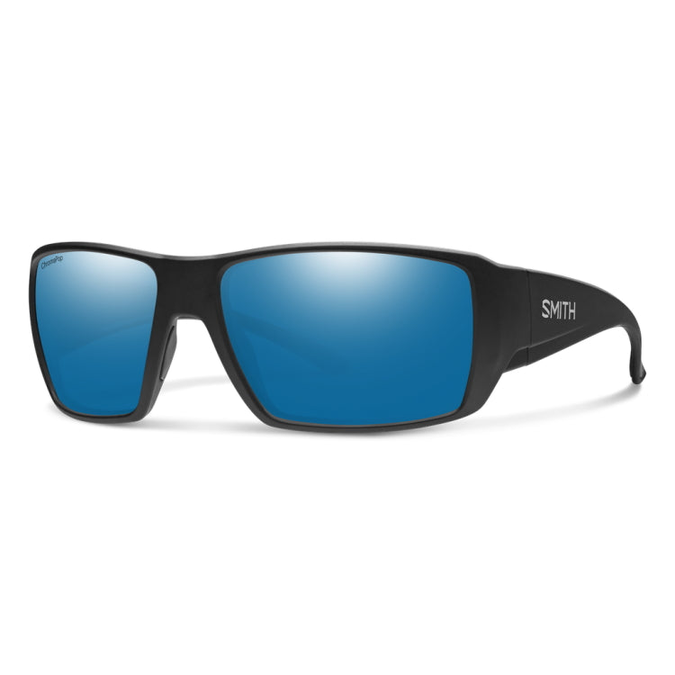 Smith Optics Guide's Choice XL Sunglasses - Matte Black Frame - Polar Blue Mirror Lens