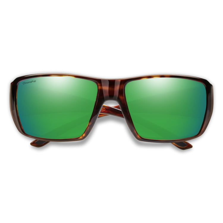 Smith Optics Guide's Choice XL Sunglasses - Tortoise Frame - Polar Green Mirror Lens