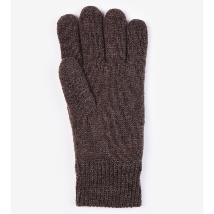 Barbour Carlton Knitted Gloves - Mid Brown