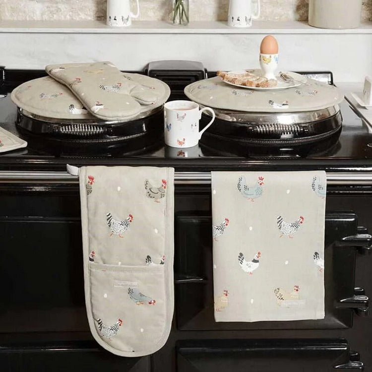 Sophie Allport Double Oven Glove - Lay a Little Egg