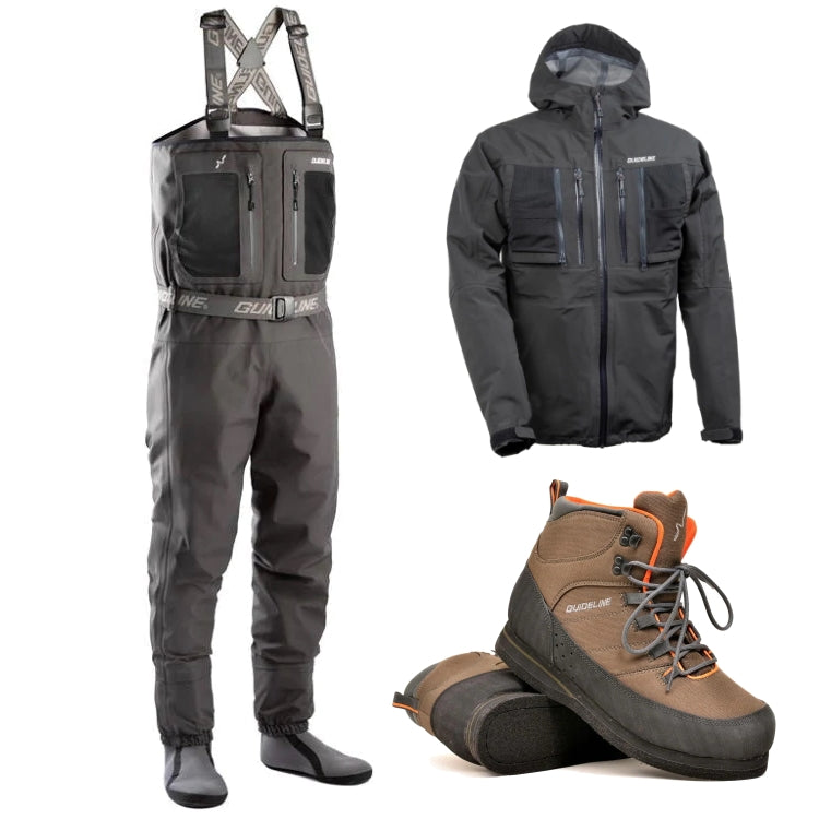 Guideline Laxa 2.0 Waders Felt Sole Boots and Jacket