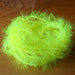Flybox Medium Crystal Hackle - Fluo Yellow