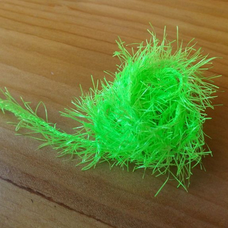 Flybox Neon Hackle - Fluo Chartreuse