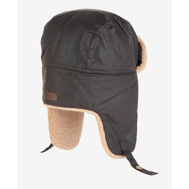 Barbour Morar Wax Trapper Hat - Rustic