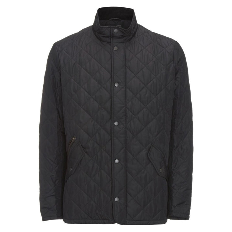 Barbour Chelsea Sports Quilt Jacket Black John Norris