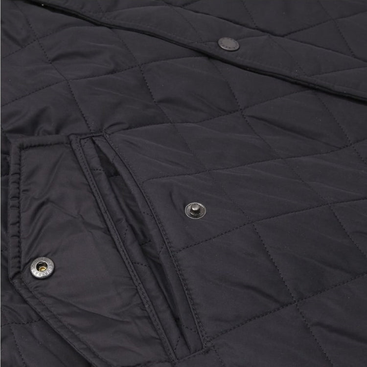 Barbour Chelsea Sports Quilt Jacket - Black