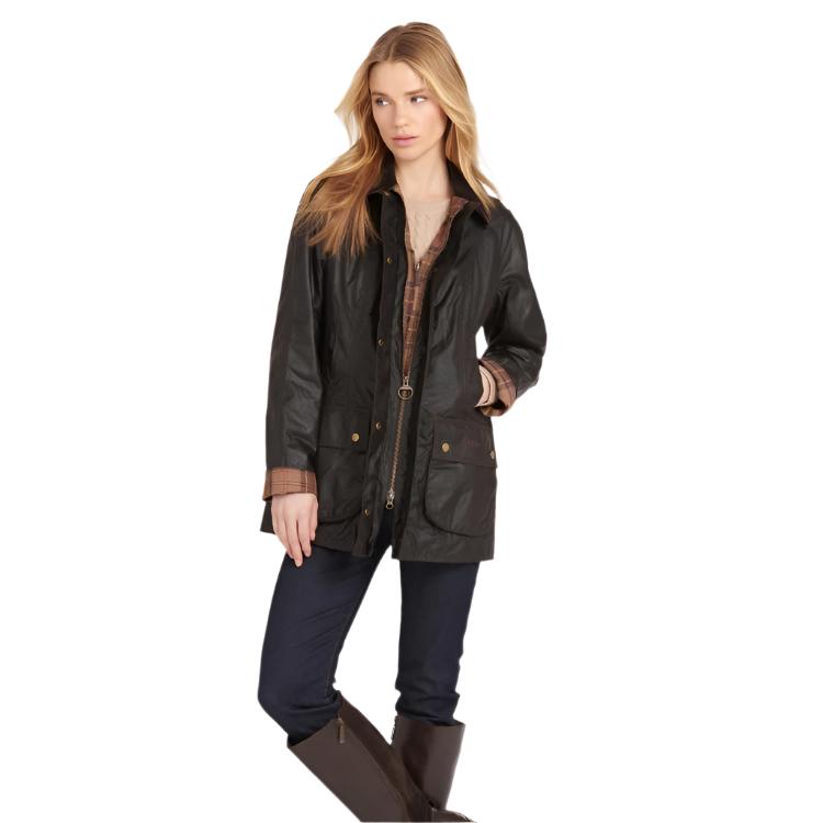 Barbour Ladies Beadnell Wax Jacket - Rustic