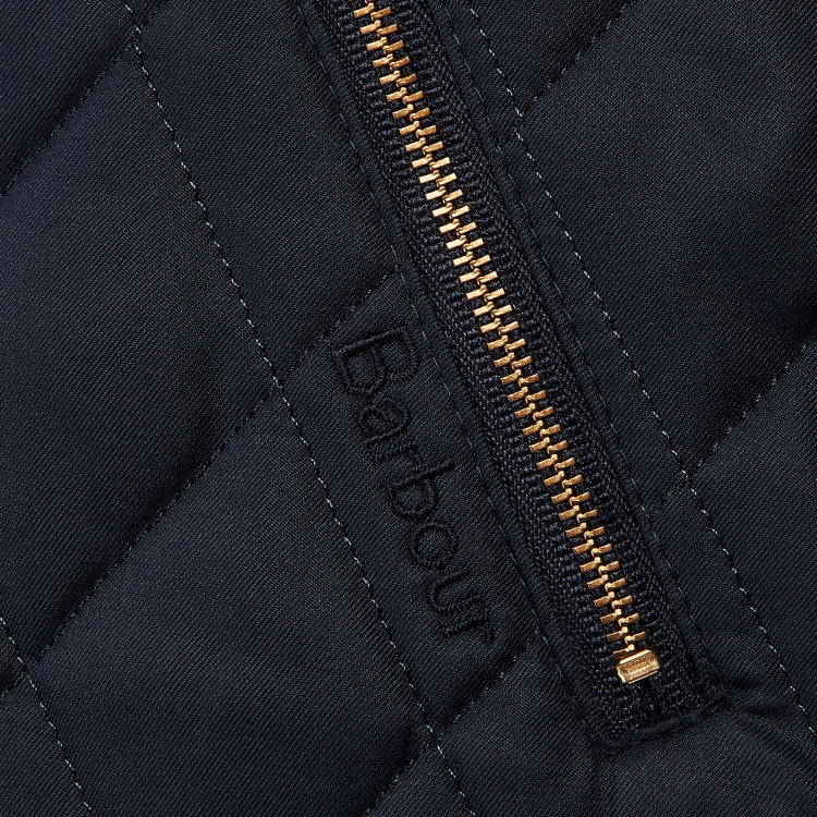 Barbour Ladies Broxfield Quilt Jacket - Dark Navy/Dress