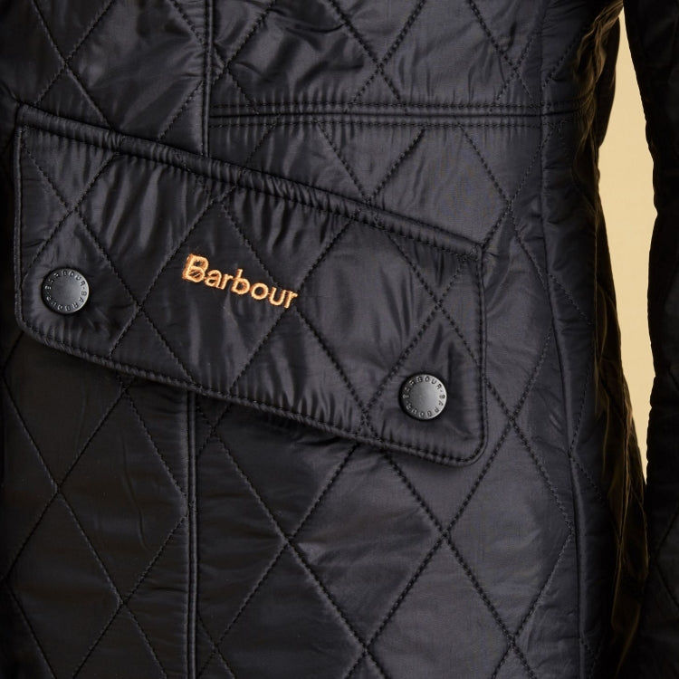 Barbour Ladies Cavalry Polarquilt Jacket - Black