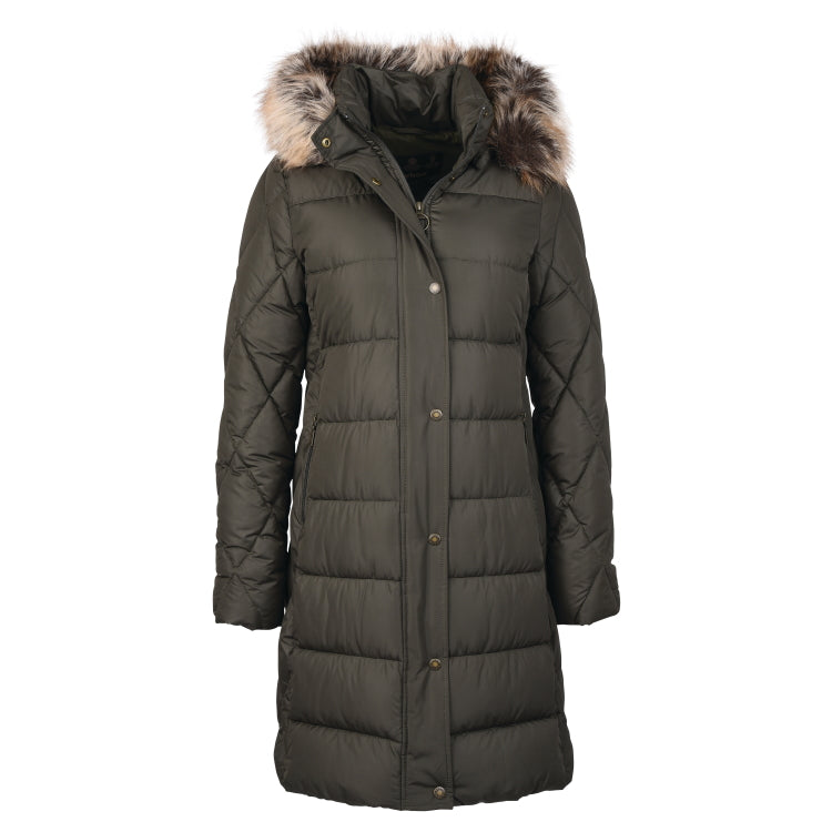 Barbour Ladies Daffodil Quilt Jacket - Olive