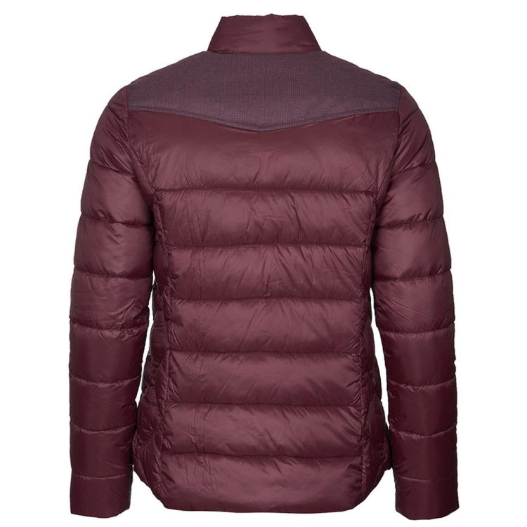 Barbour Ladies Ingham Quilt Jacket - Winter Blackberry/Natural