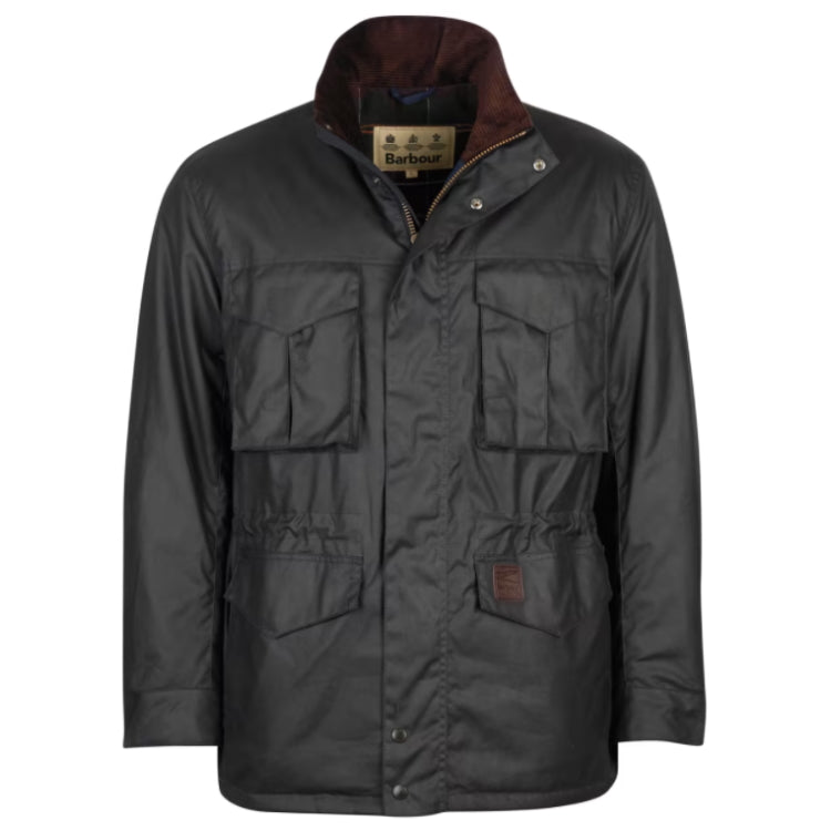 Barbour Watson Wax Jacket - Navy