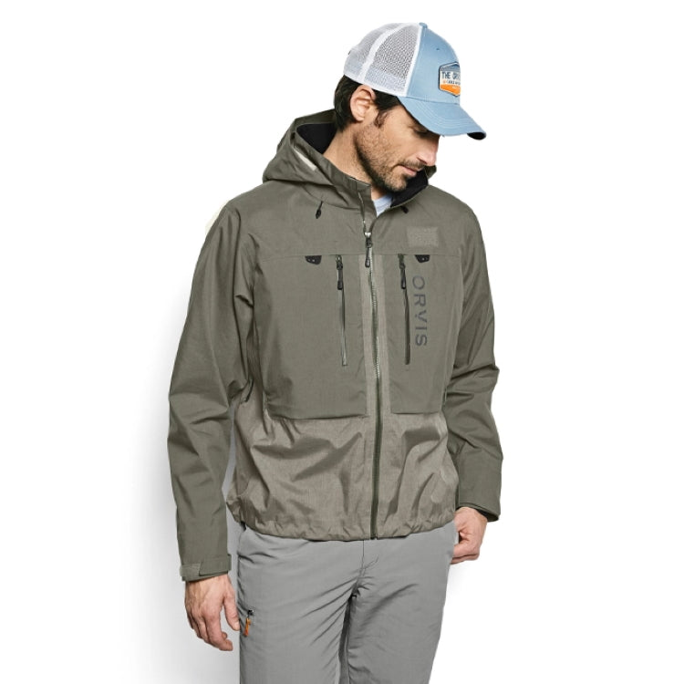 Orvis Pro Wading Jacket Olive Brown John Norris