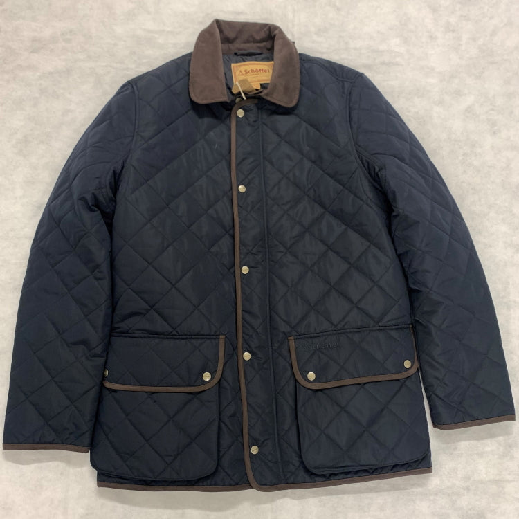 USED Schoffel Barrowden Quilt Jacket Midnight Size 42in (523)