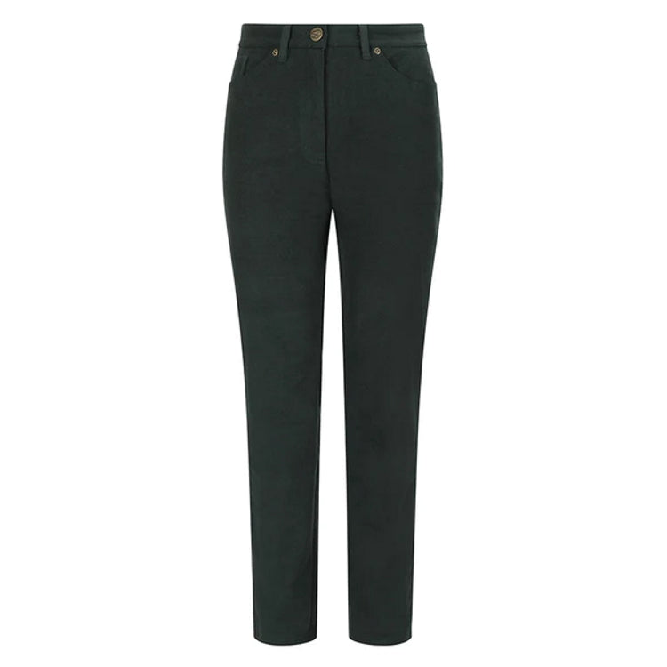Hoggs of Fife Ladies Catrine Technical Stretch Moleskin Jeans - Midnight Navy