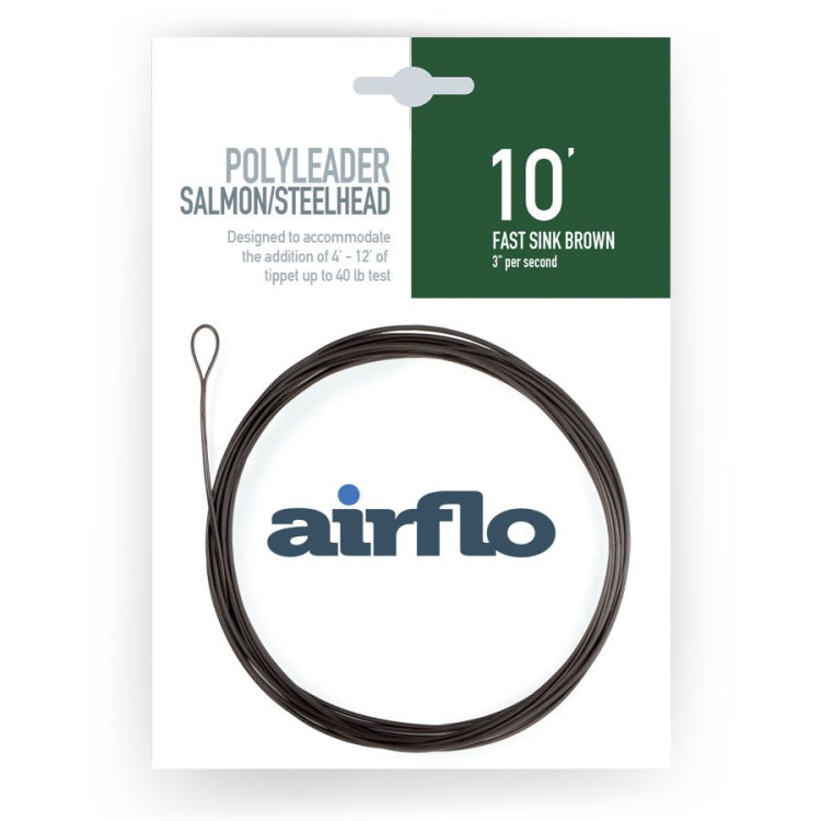 Airflo Polyleaders 10ft Extra Strong Salmon and Steelhead - Fast Sink