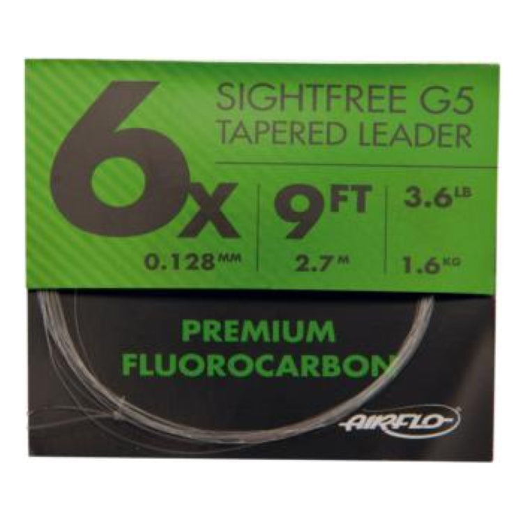 Airflo Sightfree G5 Tapered Flurocarbon Leader 9FT