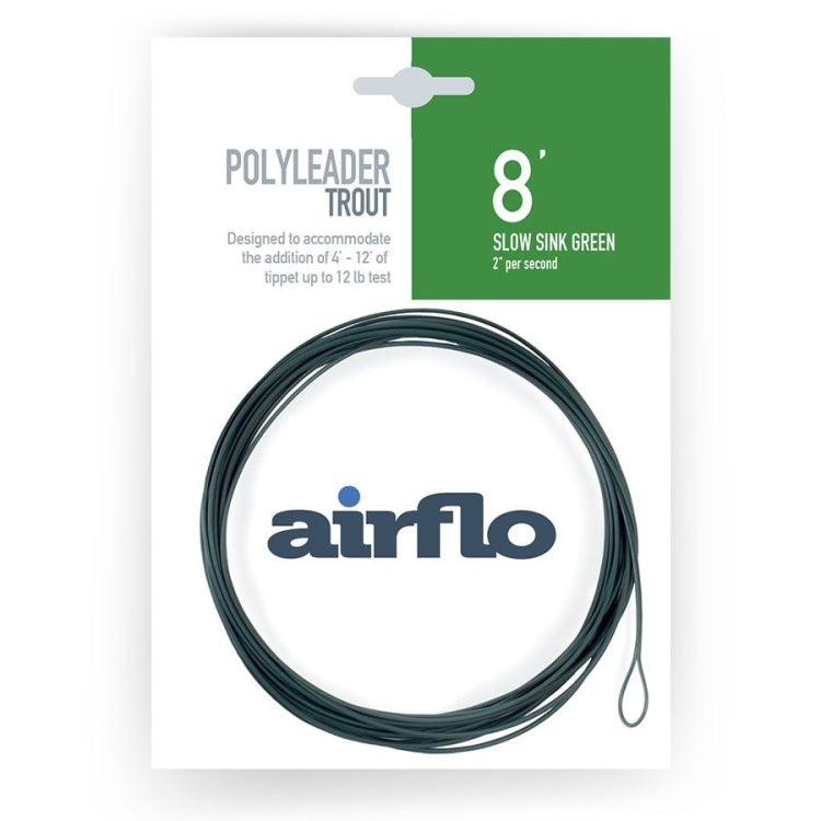 Airflo Polyleaders 8ft Trout - Slow Sink