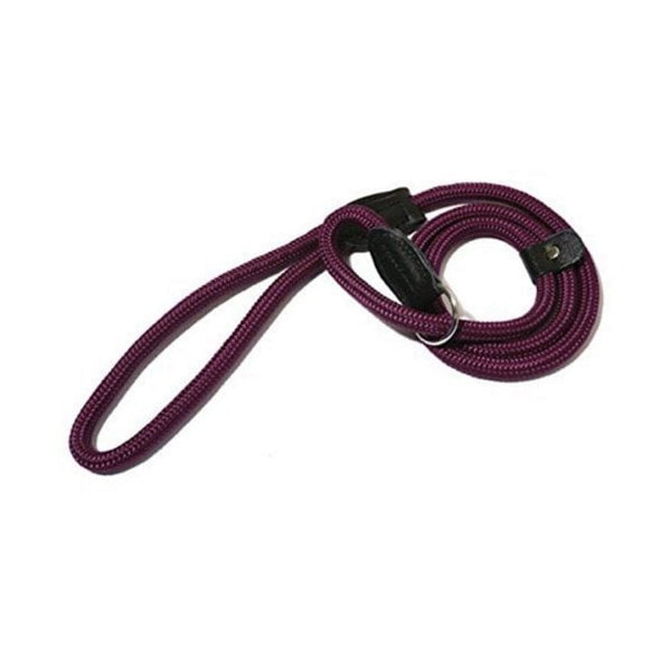 Rosewood Rope Twist Slip Lead - Purple