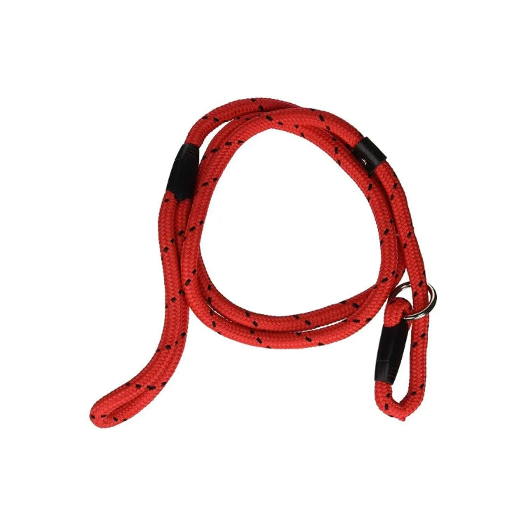 Rosewood Rope Twist Slip Lead - Red/Black