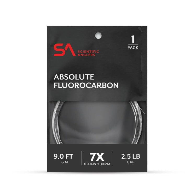 Scientific Anglers Absolute Fluorocarbon Leader 9ft