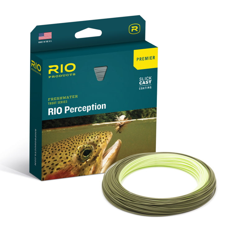 Rio Perception Premier Floating Fly Line - Green/Camo