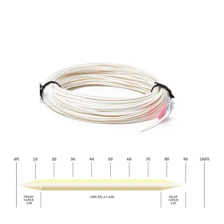 Snowbee XS Double Taper Floating Fly Line - Ivory