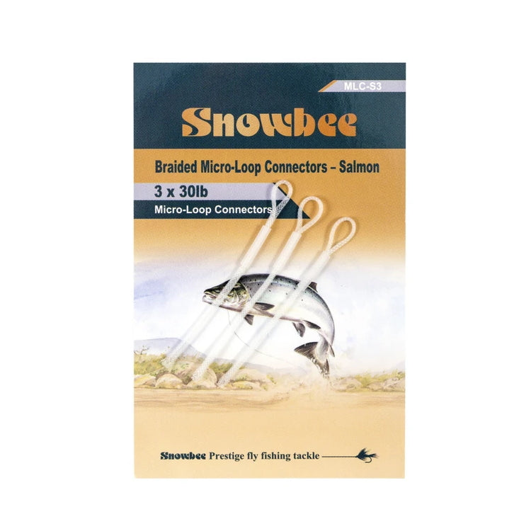 Snowbee Micro Loops for Salmon - Packet Of 3