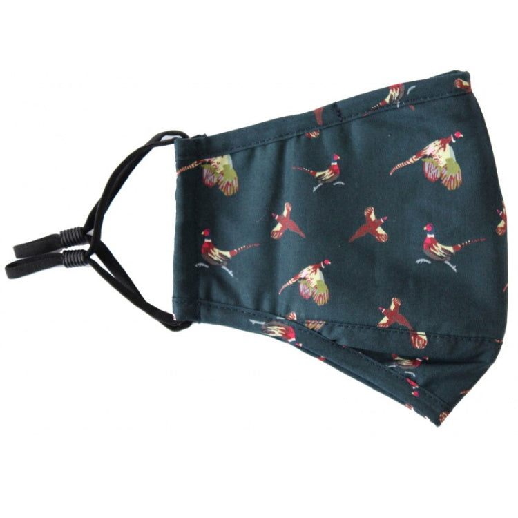 John Norris Country Face Mask - Navy Pheasant