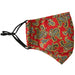 John Norris Country Face Mask - Red Paisley