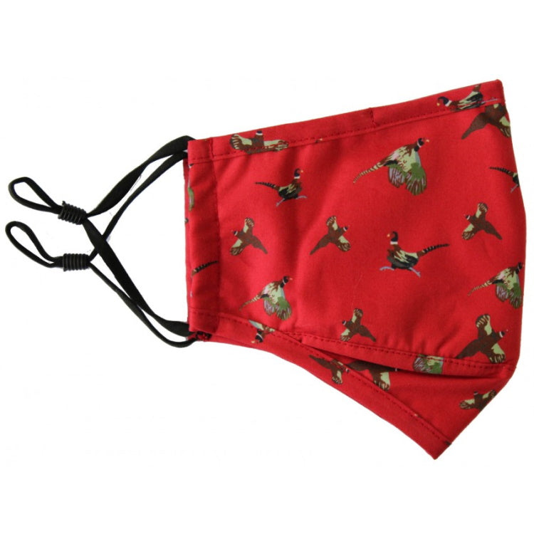 John Norris Country Face Mask - Red Pheasant