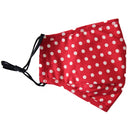 John Norris Country Face Mask - Red Polka
