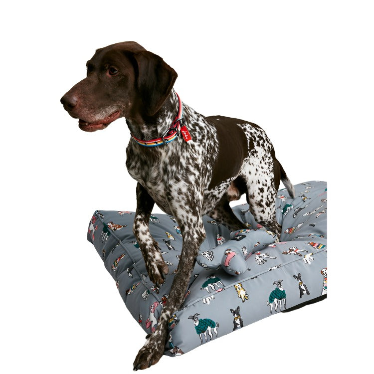 Joules Rainbow Dogs Dog Mattress