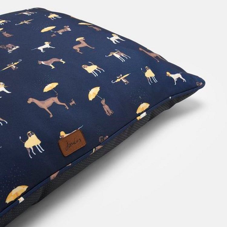Joules Coastal Dog Print Pet Mattress