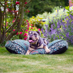 Morris and Co Pet Mattress - Blackthorn Print