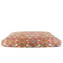 Morris and Co Pet Mattress - Burgundy Strawberry Thief Print