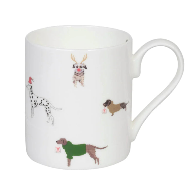Sophie Allport Christmas Dogs Mug
