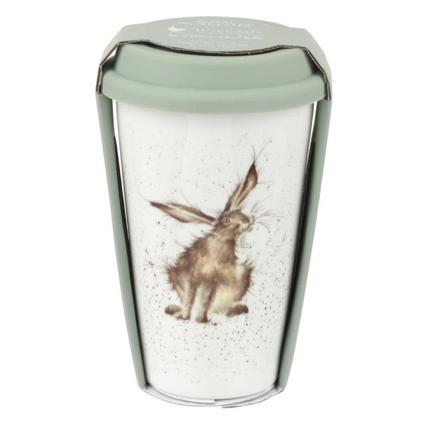 Royal Worcester Wrendale Travel Mug - Good Hare Day