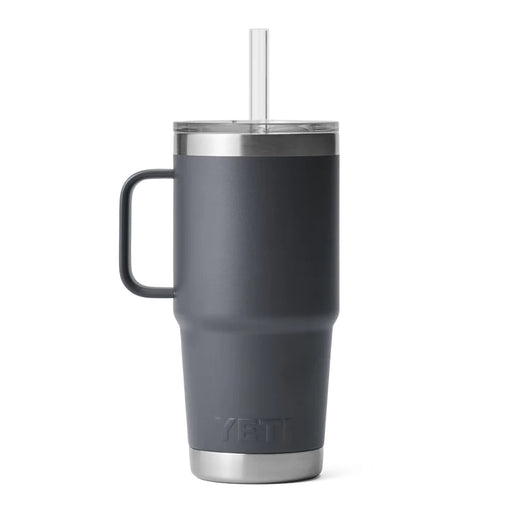 Yeti Rambler 25oz Straw Mug - Charcoal