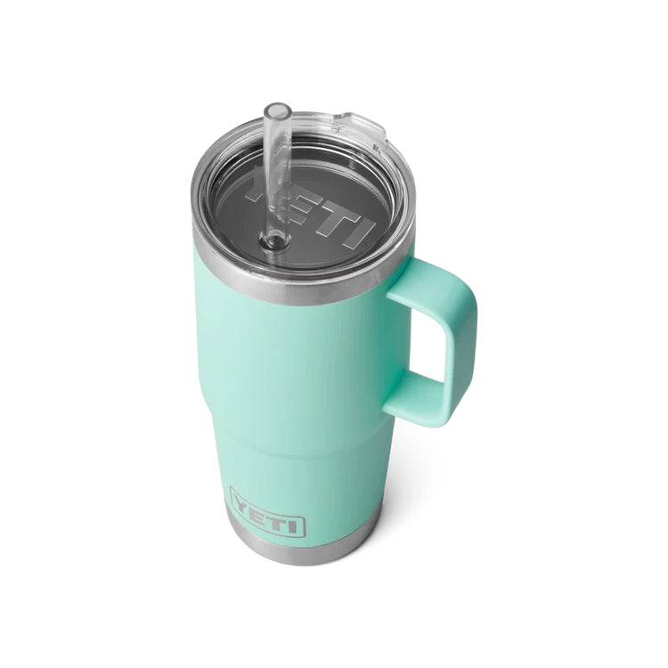 Yeti Rambler 25oz Straw Mug - Seafoam