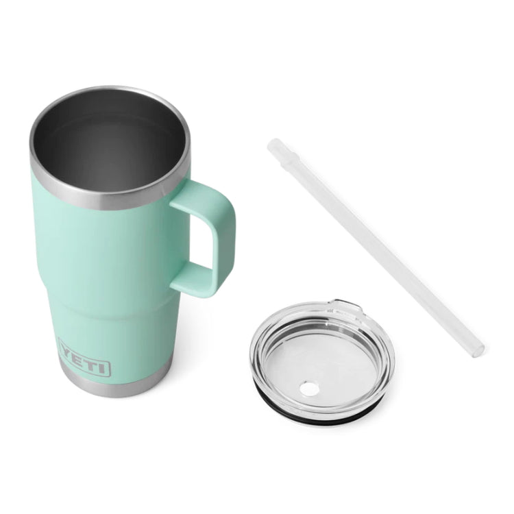 Yeti Rambler 25oz Straw Mug - Seafoam
