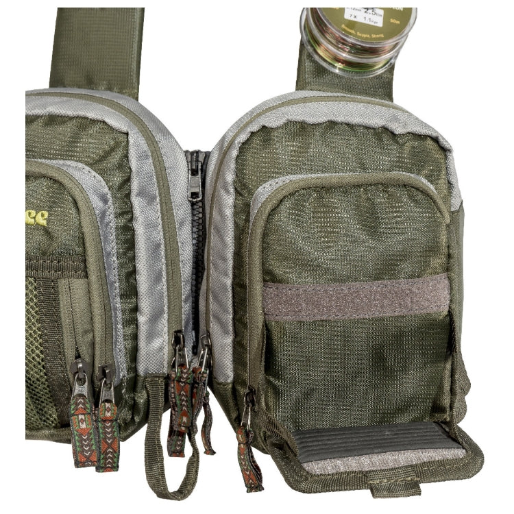 Snowbee Ultralite Chest Pack - Front fly-patch pocket
