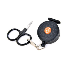 Guideline Pin On A Reel and Scissors