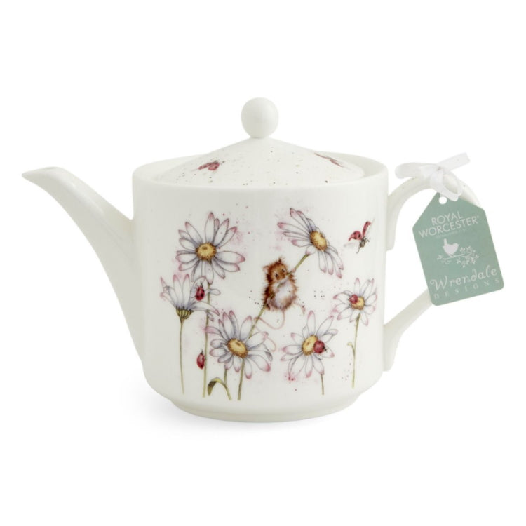 Royal Worcester Wrendale Designs Tea Pot - Oops a Daisy