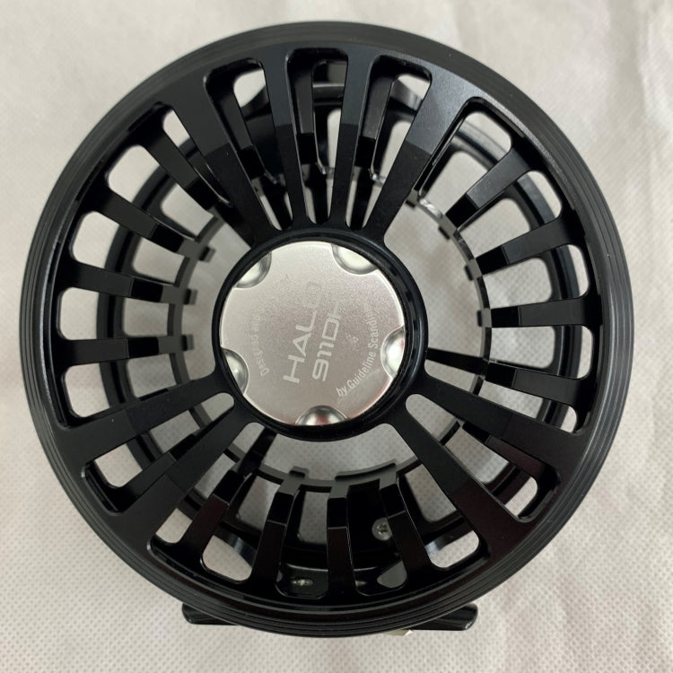 USED Guideline Halo Fly Reel Black Stealth 9/11 DH (109)