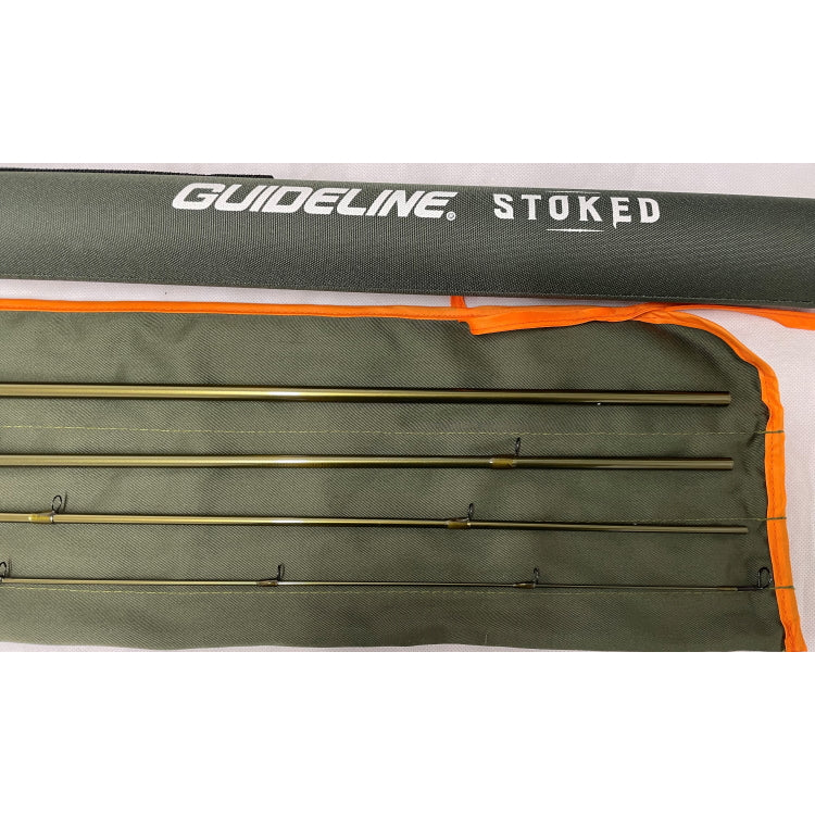 USED 10ft Guideline Stoked 6 Line 4 Piece Reservoir Fly Rod (379)