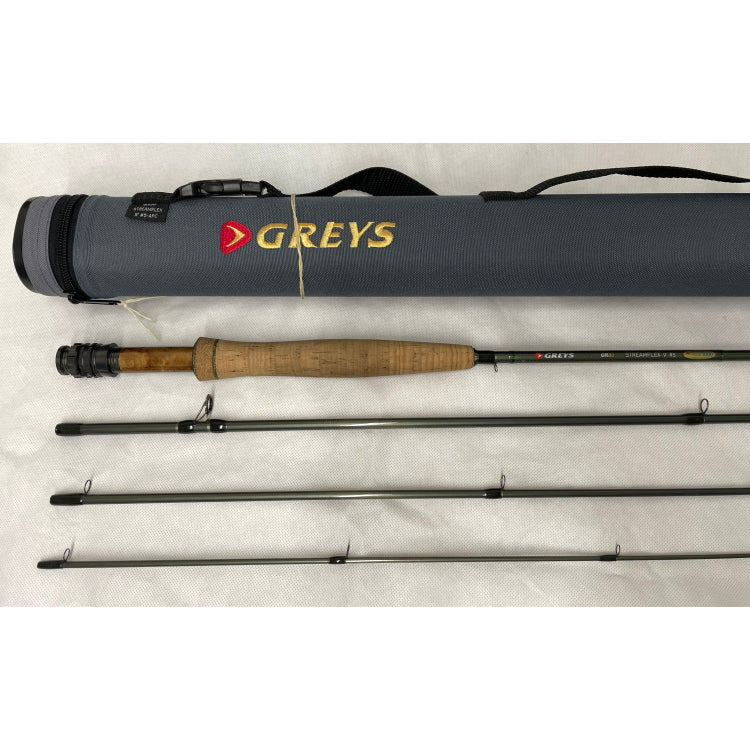 USED 9ft 0in Greys GR80 Streamflex 5 Line 4 Piece River Fly Rod (425)