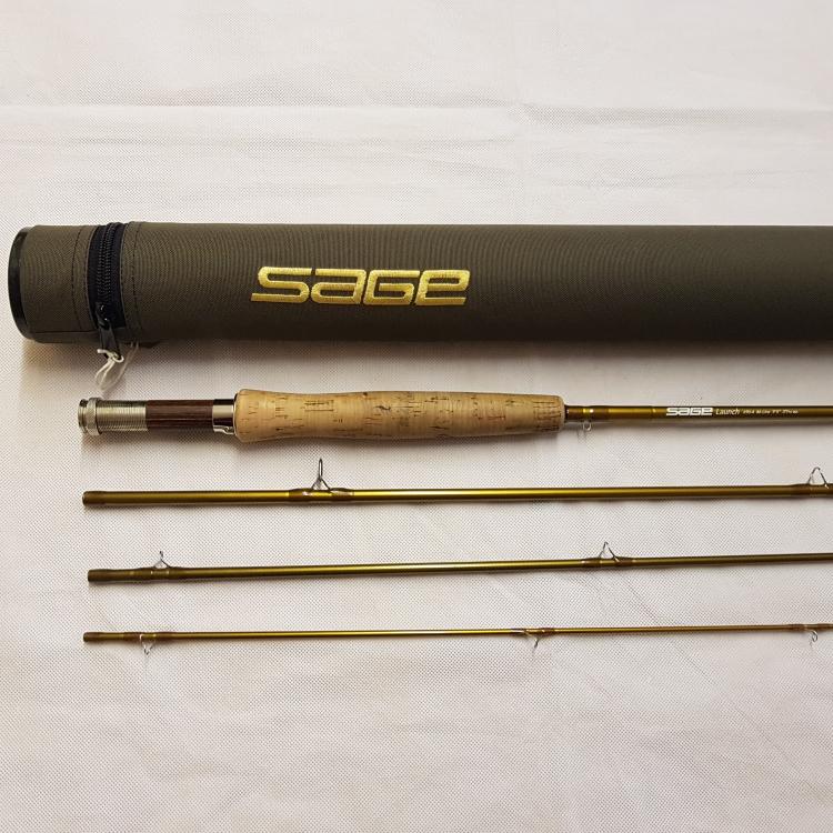 USED 9ft Sage Launch River Fly Rod 6 Line 4 Piece (408)