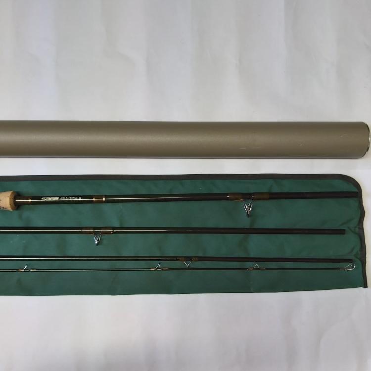 USED 15ft 1in Sage Graphite IV DH Salmon Fly Rod 10 Line 4 Piece (036)